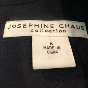 Silk blouse navy blue